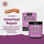 Barlean's Polvo de Salud Intestinal, Mezcla de Fibras y Apoyo Digestivo, Sabor Bayas Mixtas, 180g