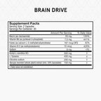 Momentous Brain Drive - Suplemento Nootrópico para Memoria y Enfoque, 30 dosis