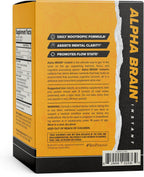 ONNIT Alpha Brain Instant - Mezcla para Bebida de Apoyo Cognitivo, Sabor Melocotón, 30 Sobres