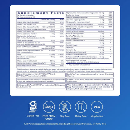 Pure Encapsulations PureGenomics UltraMultivitamin | 90 Cápsulas – Image 2