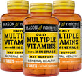 MASON NATURAL Multivitamínico Diario con Minerales - 24 Vitaminas y Minerales Esenciales, Apoya la Salud General, 60 Comprimidos (Pack de 3)
