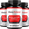 (3 Pack) Gluco Extend - Cápsulas para Apoyar Niveles Saludables, Ingredientes Naturales, Fórmula Avanzada, 180 Cápsulas para 3 Meses