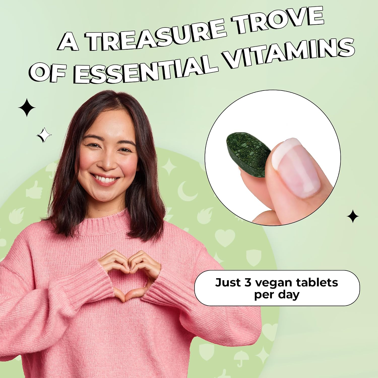 Future Kind Vegan Multivitamins Complete - Multivitamínico Vegano 42-en-1 con B12, Zinc y Probióticos (90 comprimidos)