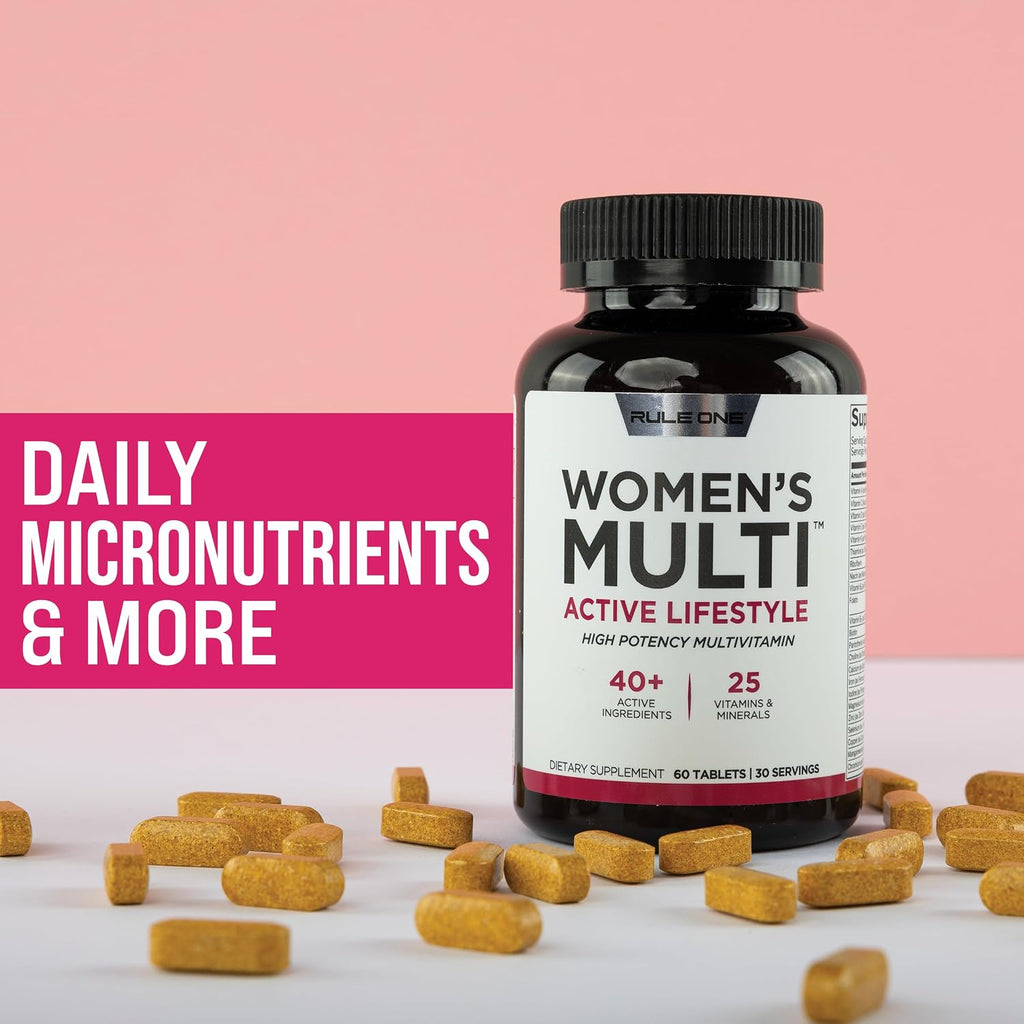 Rule 1 Proteins Women's Multi - Multivitamínico para Mujeres, 60 Comprimidos