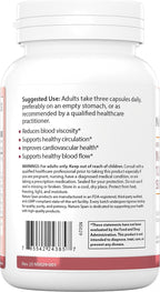 NATURESPAN Nattokinase 12.000 FU - 90 Cápsulas - Complemento Enzimático para Hombres y Mujeres