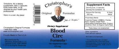 Christopher's Original Formulas Blood Circ – Jengibre (Zingiber officinale): Empleado tradicionalmente para – Image 2