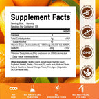 Vitamatic Vitamina D3 50.000 UI Sin Azúcar - 120 Gomitas de Pectina - Suplemento Semanal para Huesos, Dientes y Sistema Inmunológico