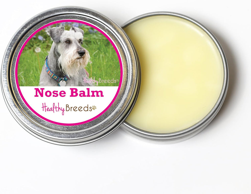 Healthy Breeds Miniature Schnauzer Bálsamo para la Nariz de Perro 2 oz