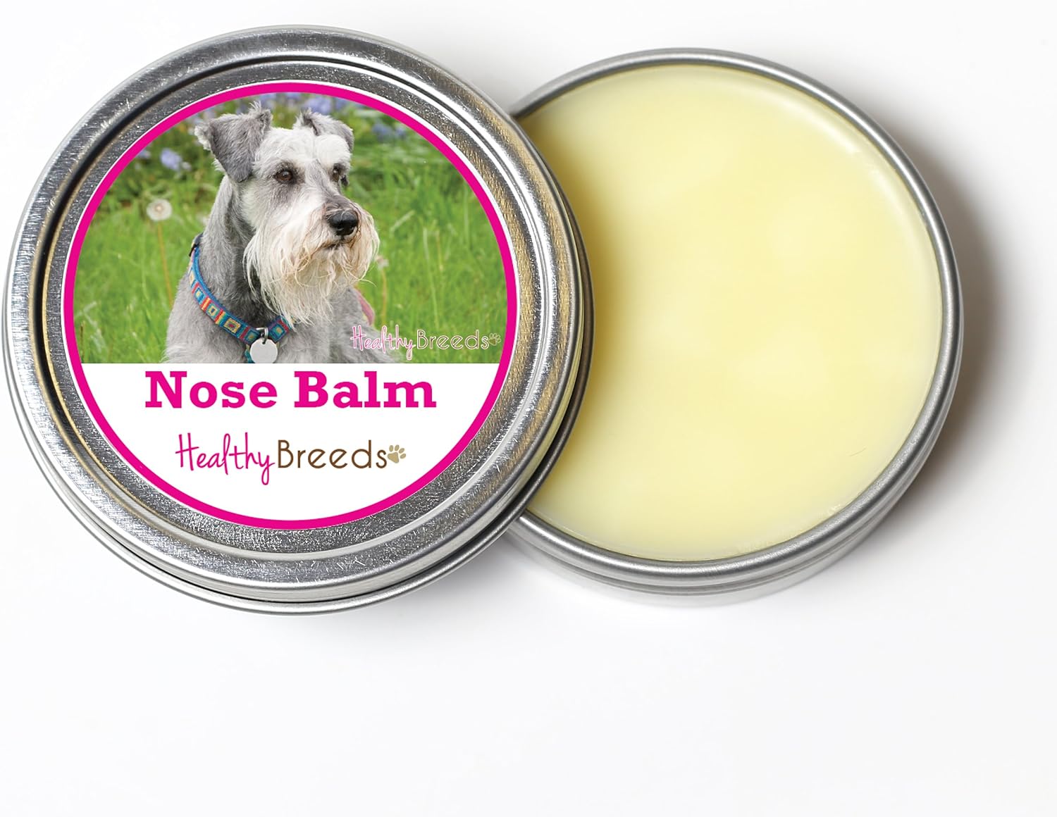 Healthy Breeds Miniature Schnauzer Bálsamo para la Nariz de Perro 2 oz