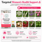 Daily 7 Essentials Pack de Vitaminas para Mujeres – Multivitamínico Diario Completo