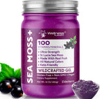 WELLNESS LABSRX Gel de Musgo Marino Irlandés Silvestre – Sabor Saúco – 10 oz