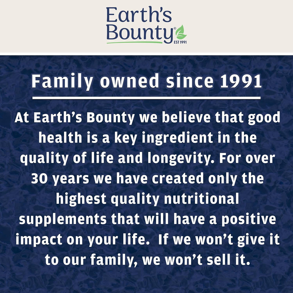 Earth's Bounty Stress Relief Plus - 60 Cápsulas Vegetales - Fórmula Natural Anti-Estrés