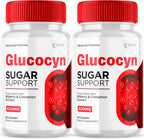 (2 Pack) Glucocyn Cápsulas, Suplemento de Glucógeno con Ingredientes Naturales - 120 Cápsulas