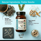 DR WAKDE's Bhringraj - Eclipta Alba Capsules - Hair & Liver Support - 60 Vegan Capsules