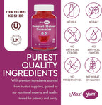 Maxi Health Gomitas Prenatales Orgánicas para Mujeres - Sabor Cereza, 60 Unidades