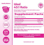 Inositol 40:1 Myo y D-Chiro para Mujeres - 30 Servicios - Pink Stork