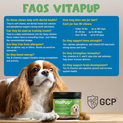 Guardian’s Choice Multivitamínicos para Cachorros - 90 Masticables Suaves Sabor Pollo – Image 8