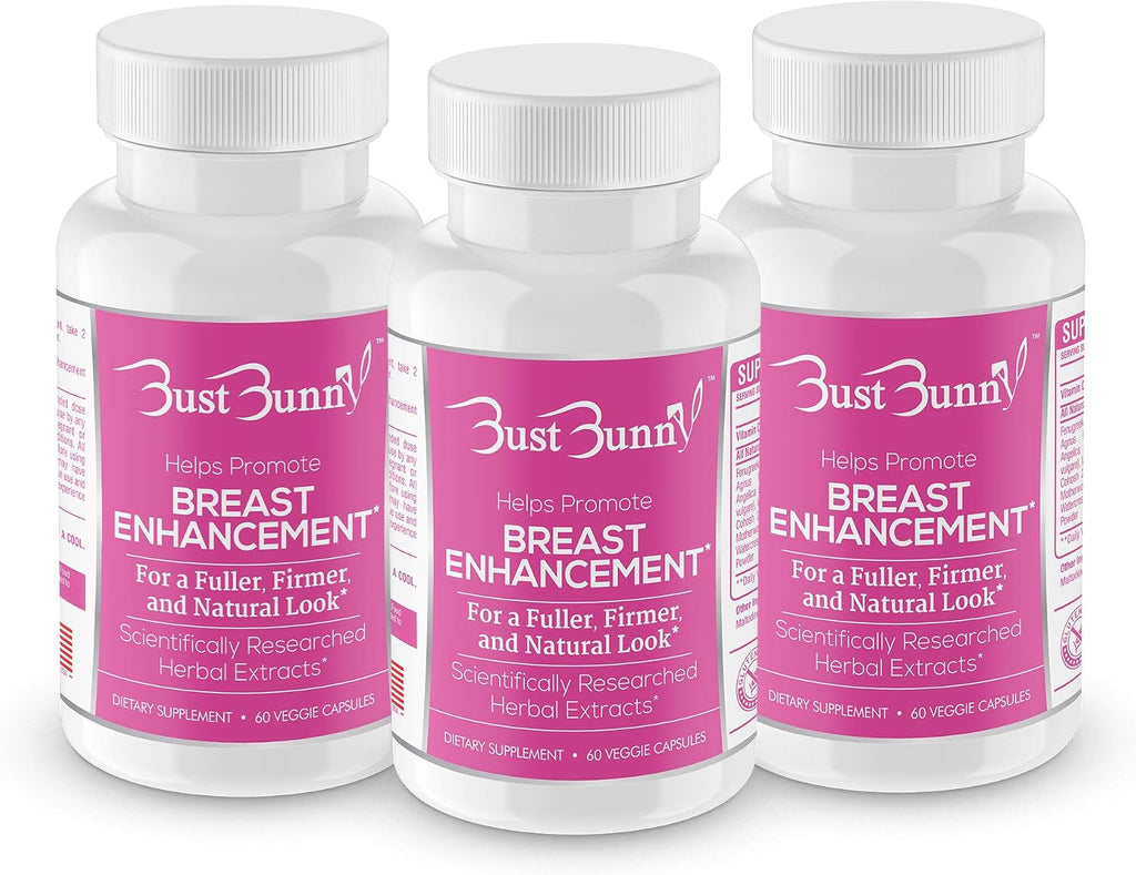 Bust Bunny Pastillas para Aumento de Senos - Vegano - 6 Meses