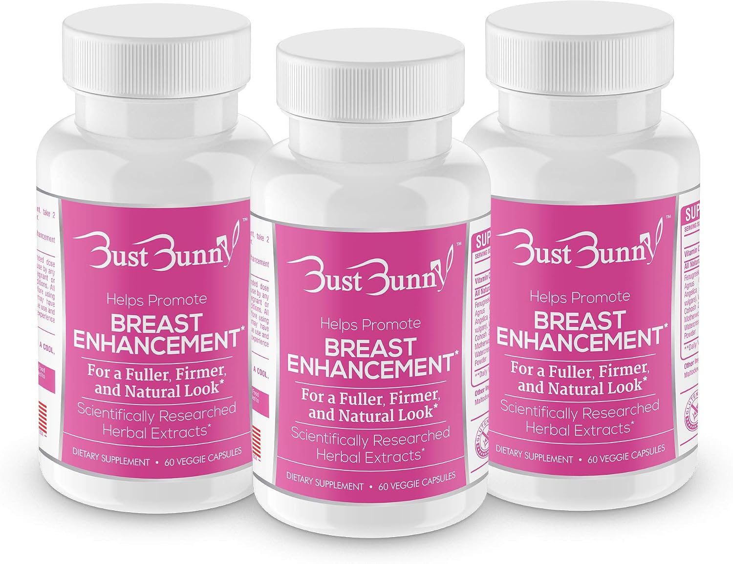 Bust Bunny Pastillas para Aumento de Senos - Vegano - 6 Meses