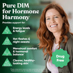 DIM 200 mg Puro con BioPerina – Suplemento para el Equilibrio Hormonal – 60 Cápsulas Veganas