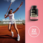 Optimum Nutrition Opti-Women Multivitamínico Diario para Mujeres con Hierro, 120 Cápsulas