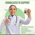 YEVANI 100% Puro Vitaminas para Cabello, Piel y Uñas con Biotina - Fórmula Super Blend