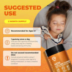 Gomitas de Melatonina 1 mg para Niños con Vitamina B6 y Sabor a Maracuyá - 2 Meses de Suministro