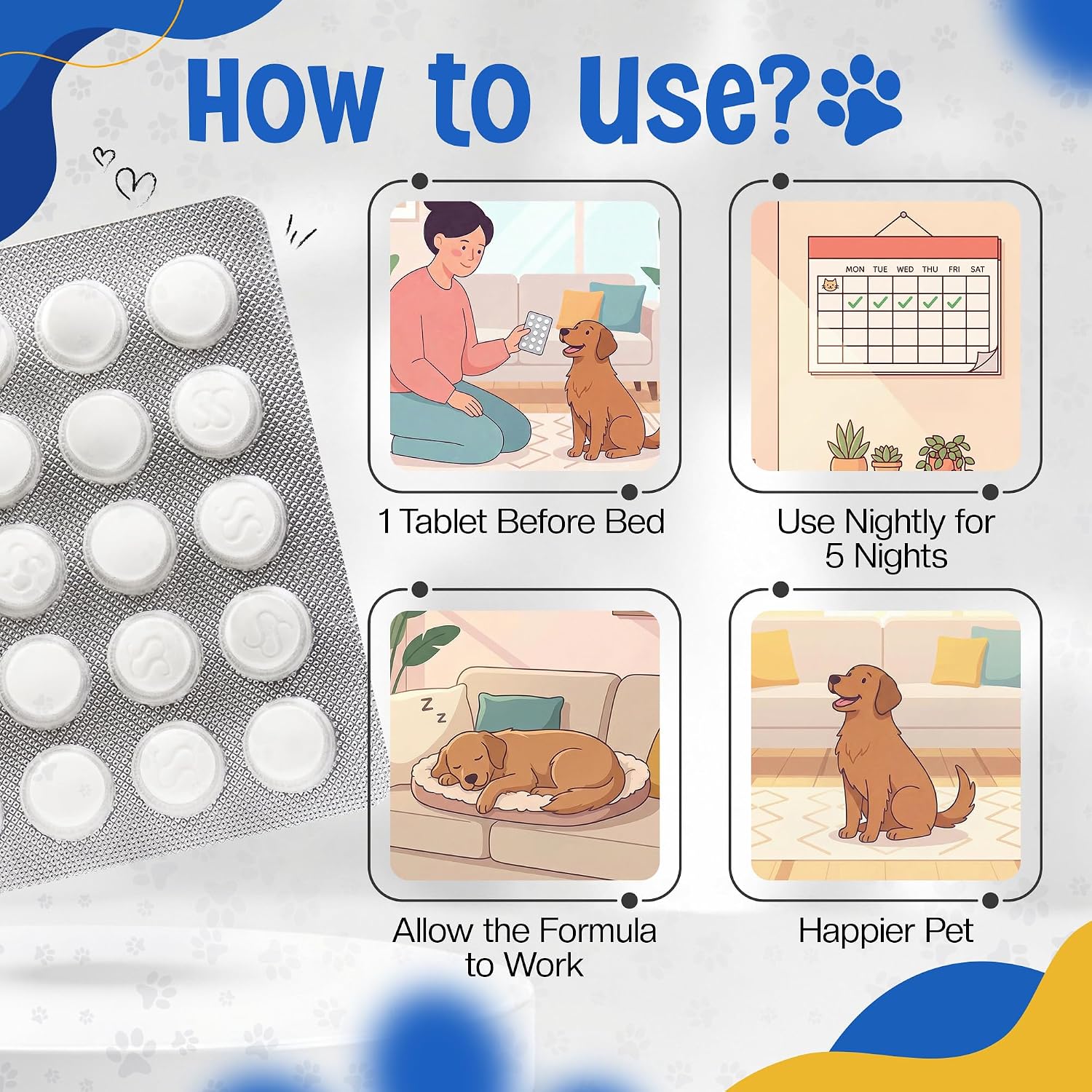 SnoreStop para Mascotas - 20 Comprimidos Masticables - Solución Natural Antirronquidos