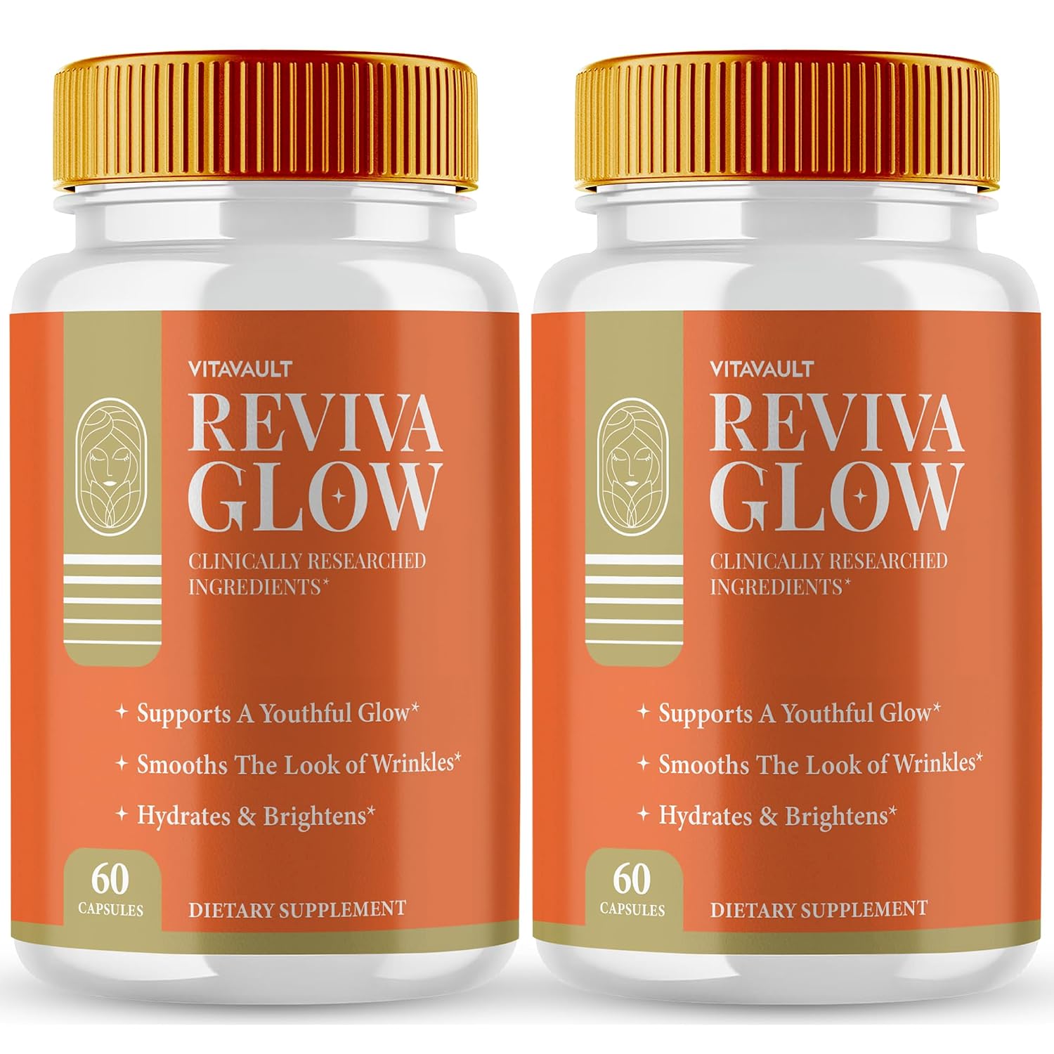 Reviva Glow Cápsulas - Complemento Nutricional para una Piel Saludable (2 Envases)