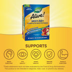Nature's Way Alive! Multivitamínico Completo para Hombres 50+ - 50 Comprimidos