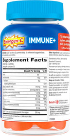 Emergen-C Immune+ Triple Action Gominolas - 45 unidades - Sabor Naranja