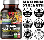 N1N Premium Multivitamínico Plant Based [42 Ingredientes] Multivitaminas para Hombres y Mujeres con Verduras, Frutas, Probióticos, Alfalfa, Equinácea, Espirulina y Enzimas, 90 Comprimidos