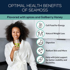 Gel de Sea Moss y Moringa con Miel y Especias - Wildcrafted - Lalarhikhi Food of Life - 227g