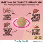 LiverTrio+ – Suplemento Hepático Completo para Perros Pequeños y Medianos (30 comprimidos masticables)