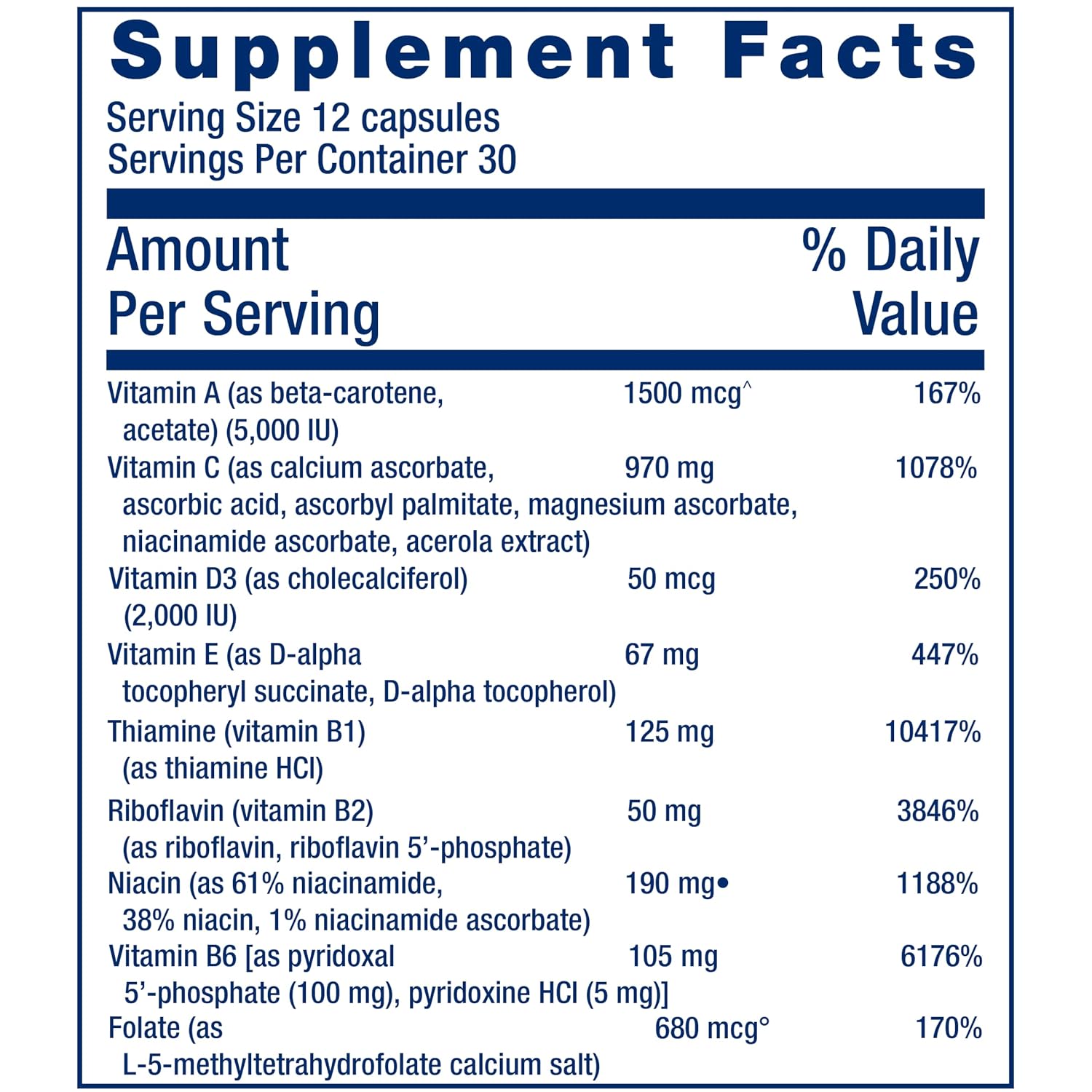 Life Extension Mix Cápsulas Sin Cobre - Fórmula Avanzada Multivitamínica y Mineral, 360 Cápsulas