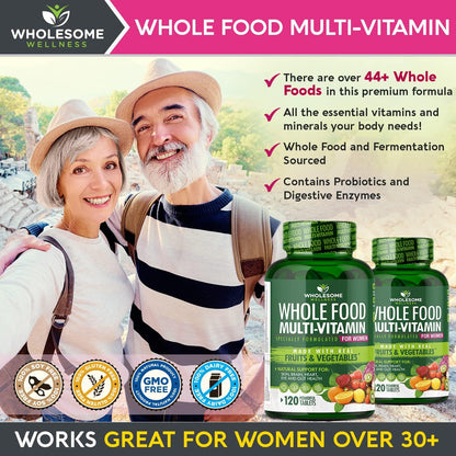Wholesome Wellness Multivitamínico para – Minerales: Calcio, magnesio, selenio, zinc y potasio de origen vegetal. – Image 5