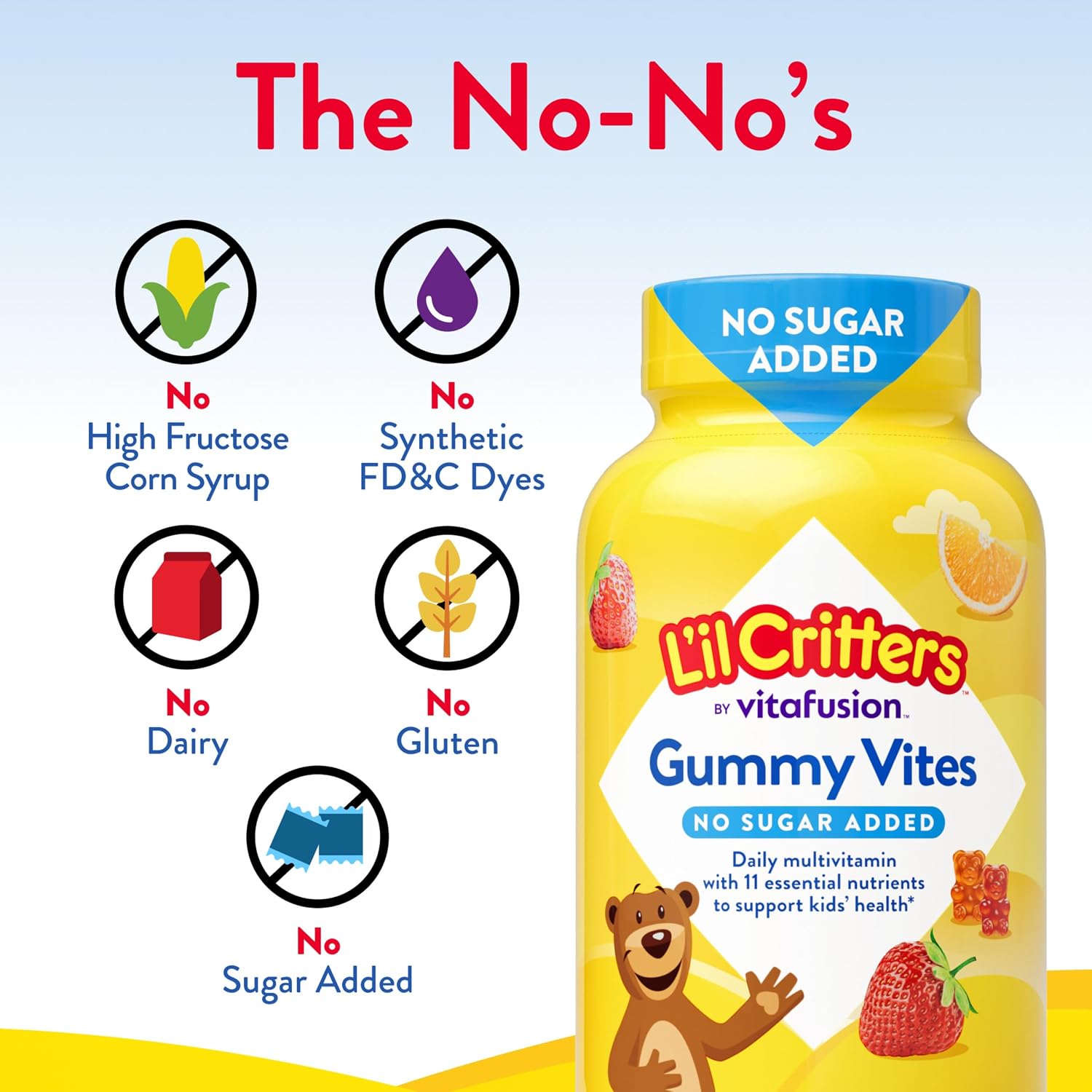 L'il Critters Multivitamínico Infantil en Gominolas - 100 Unidades