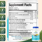RidgeCrest Herbals ClearLungs Immune, 60 Cápsulas Veganas