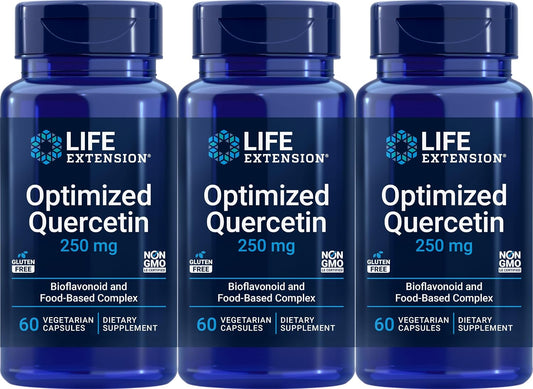 Life Extension Optimized Quercetin Capsules, 60 Vegetarian Capsules (3-Pack)