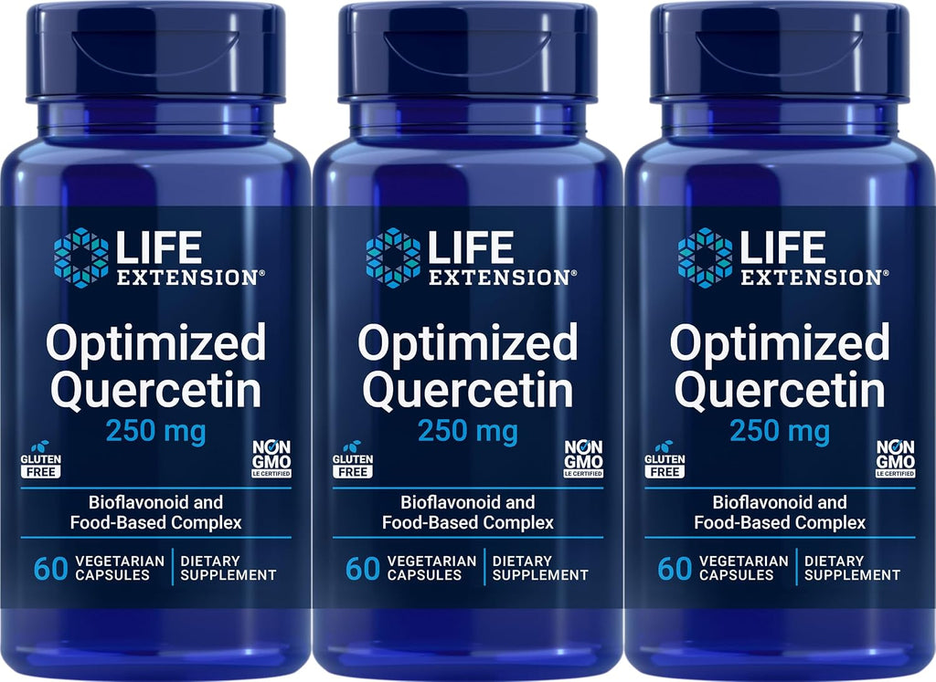 Life Extension Optimized Quercetin, 60 Cápsulas Vegetarianas (Pack de 2)