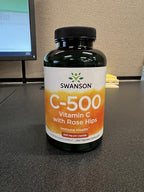 Swanson Vitamina C 500 mg con Rosa Mosqueta, 250 cápsulas