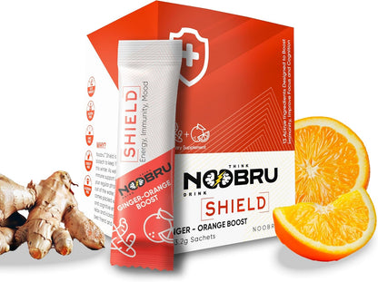 Noobru Shield con Vitamina C y Jengibre - – Vitamina C: Contribuye al funcionamiento normal del sistema – Image 1