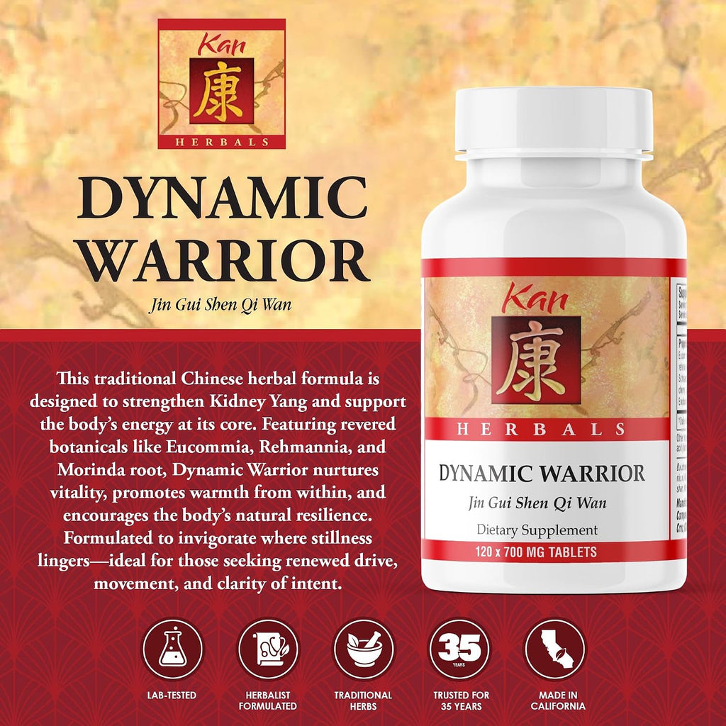 Kan Herbs - Dynamic Warrior 120 comprimidos