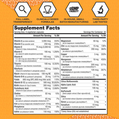 NutraBio MultiSport Multivitamínico para – Apoyo al metabolismo energético: Las vitaminas del grupo B contribuyen – Image 9
