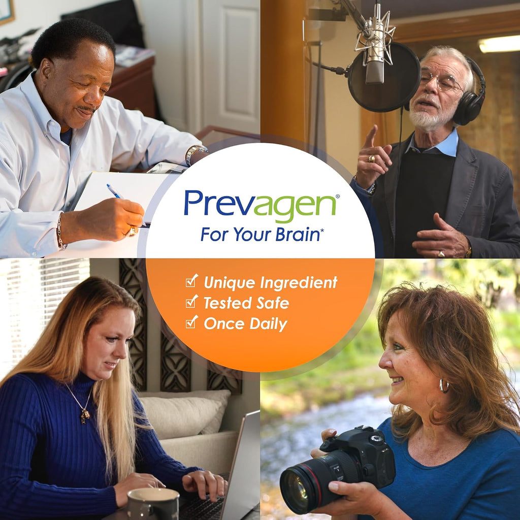 Prevagen Regular Strength Comprimidos Masticables Sabor Naranja - 30 Comprimidos (1 Mes) | Formulado para el Cerebro con 10 mg de Apoaequorina y Vitamina D3