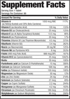 Bronson ONE Daily Women's 50+ Complete Multivitamin Multimineral, 90 Comprimidos