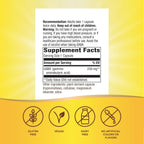 Nature's Way GABA (Ácido Gamma-Aminobutírico) - 250 mg, 60 Cápsulas Veganas