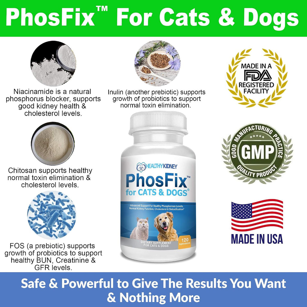 PhosFix para Gatos y Perros – Captador de Fósforo con Quitosano
