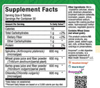 Maxi Health Super Greens Cápsulas – 180 Comprimidos con Espirulina, Trigo, Cebada y Chlorella