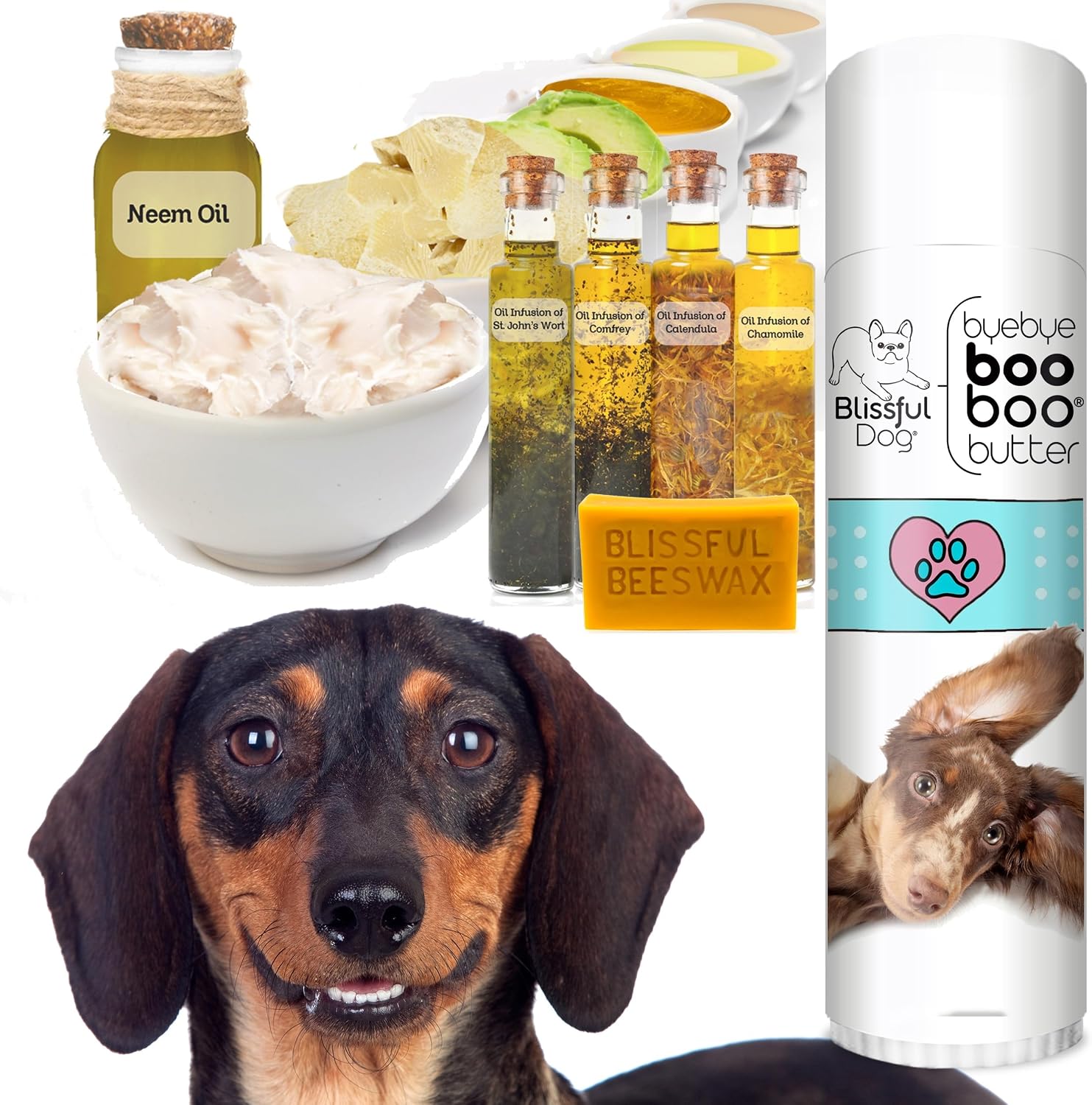 The Blissful Dog Booboo Butter Dog Balm - 0.50 oz Tube